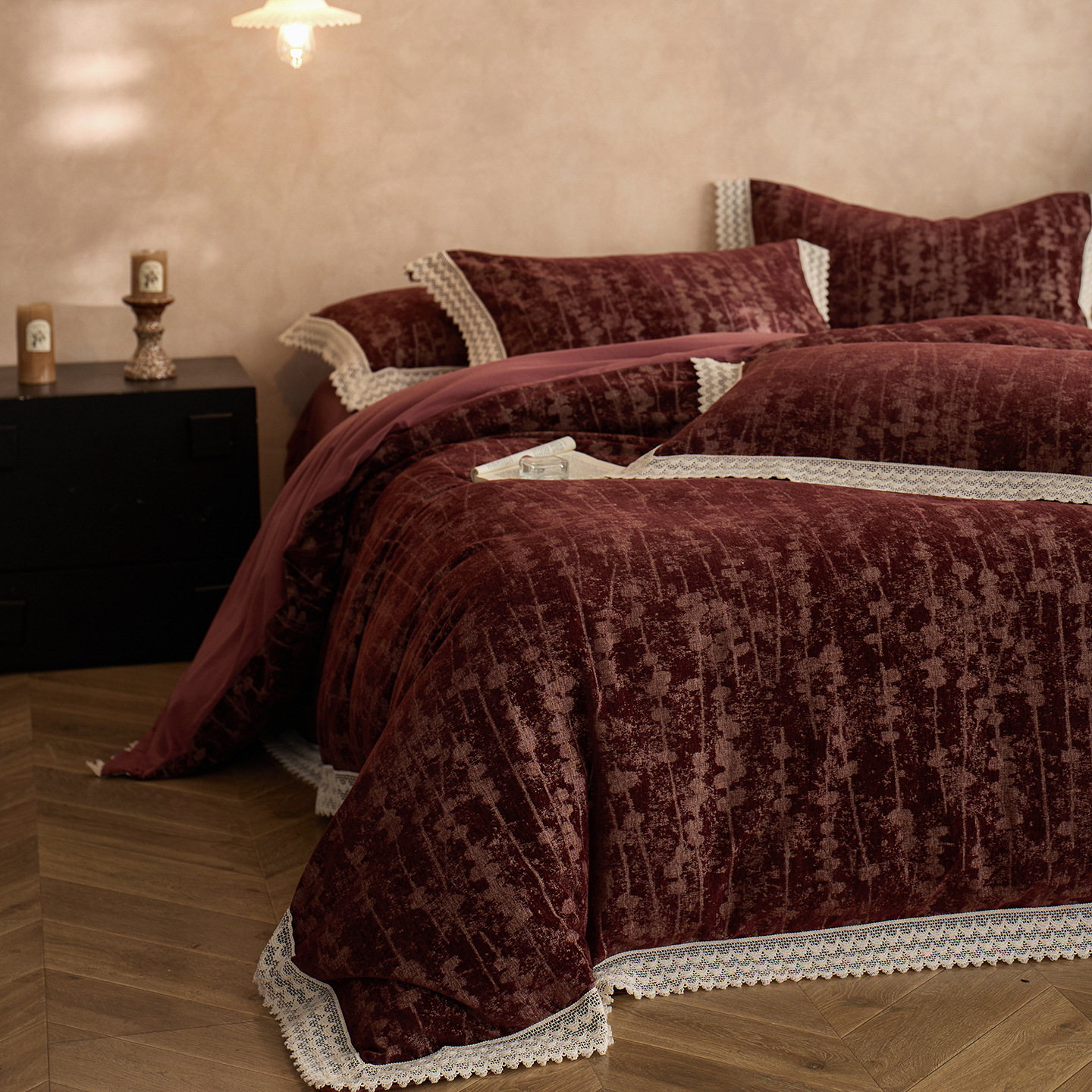 Bedding Set with Fleece Backing