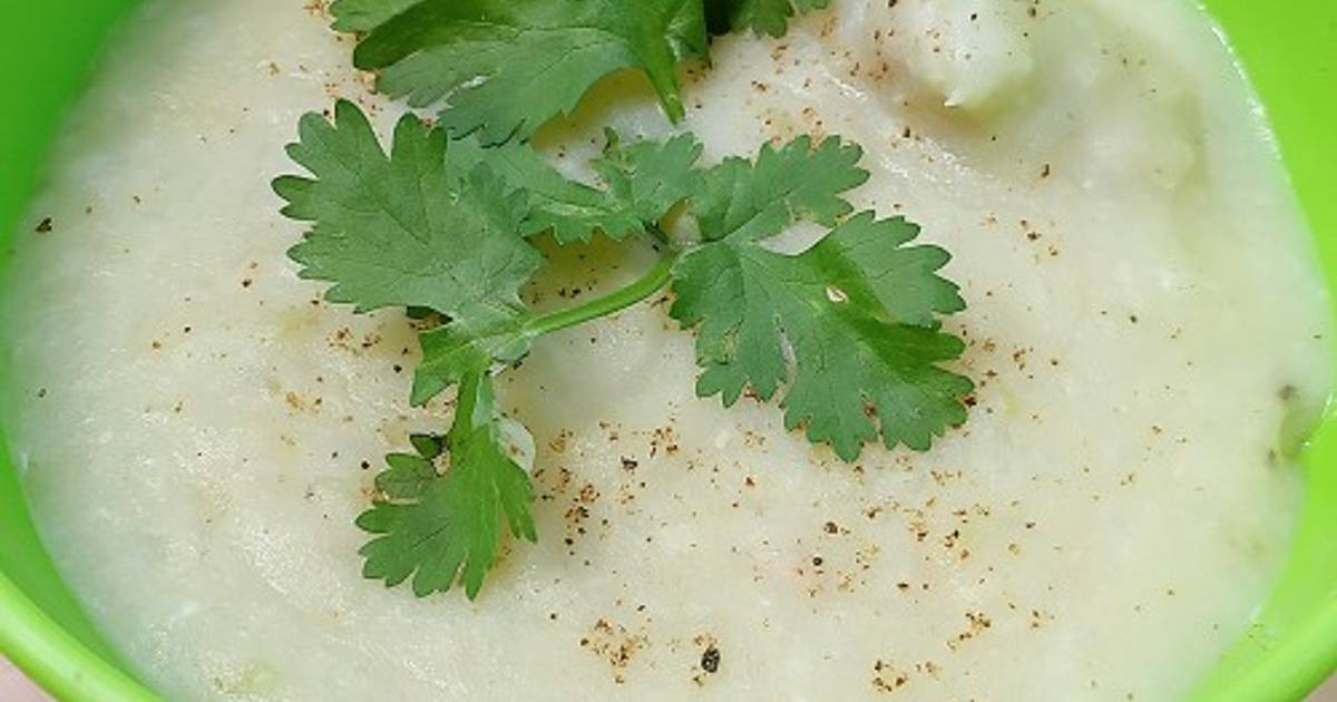 Cháo đậu gà khoai lang thịt bằm