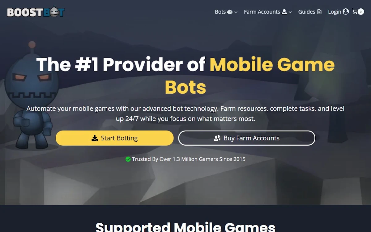 Captura de Boostbot