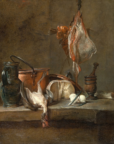 Still Life with Ray and Basket of Onions 1731