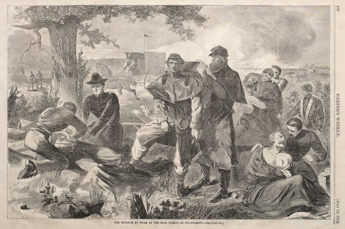 The Surgeon at Work at the Rear during an Engagement 1862