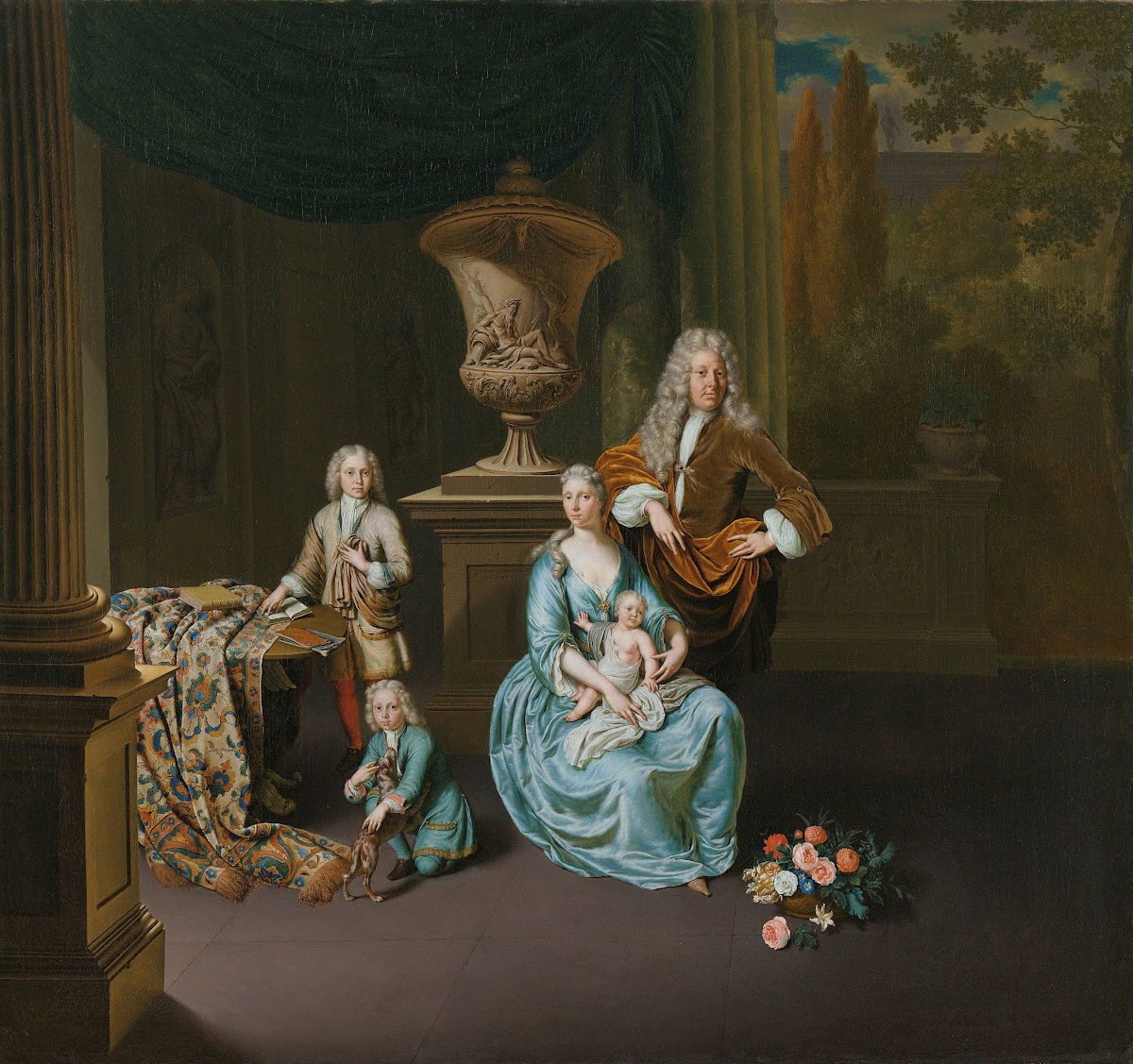 Diederik Baron van Leyden van Vlaardingen 1695 1764 Burgomaster of Leiden with h