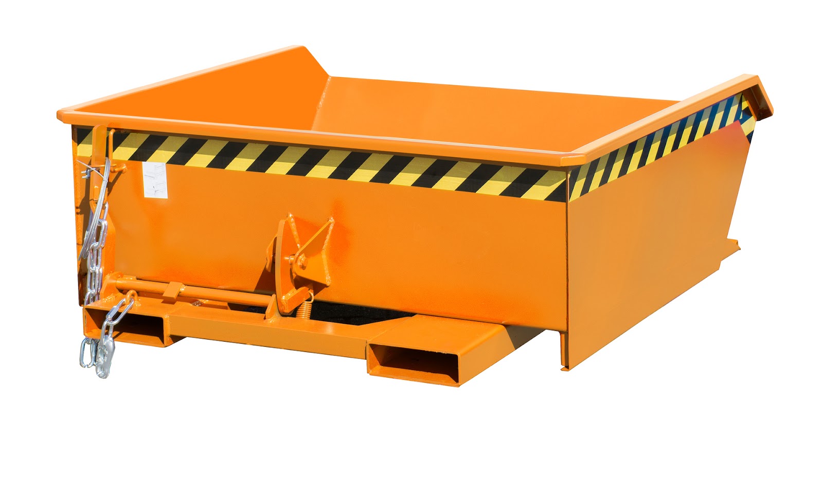Mini-Kiepcontainer MGU 460, gelakt, Geeloranje