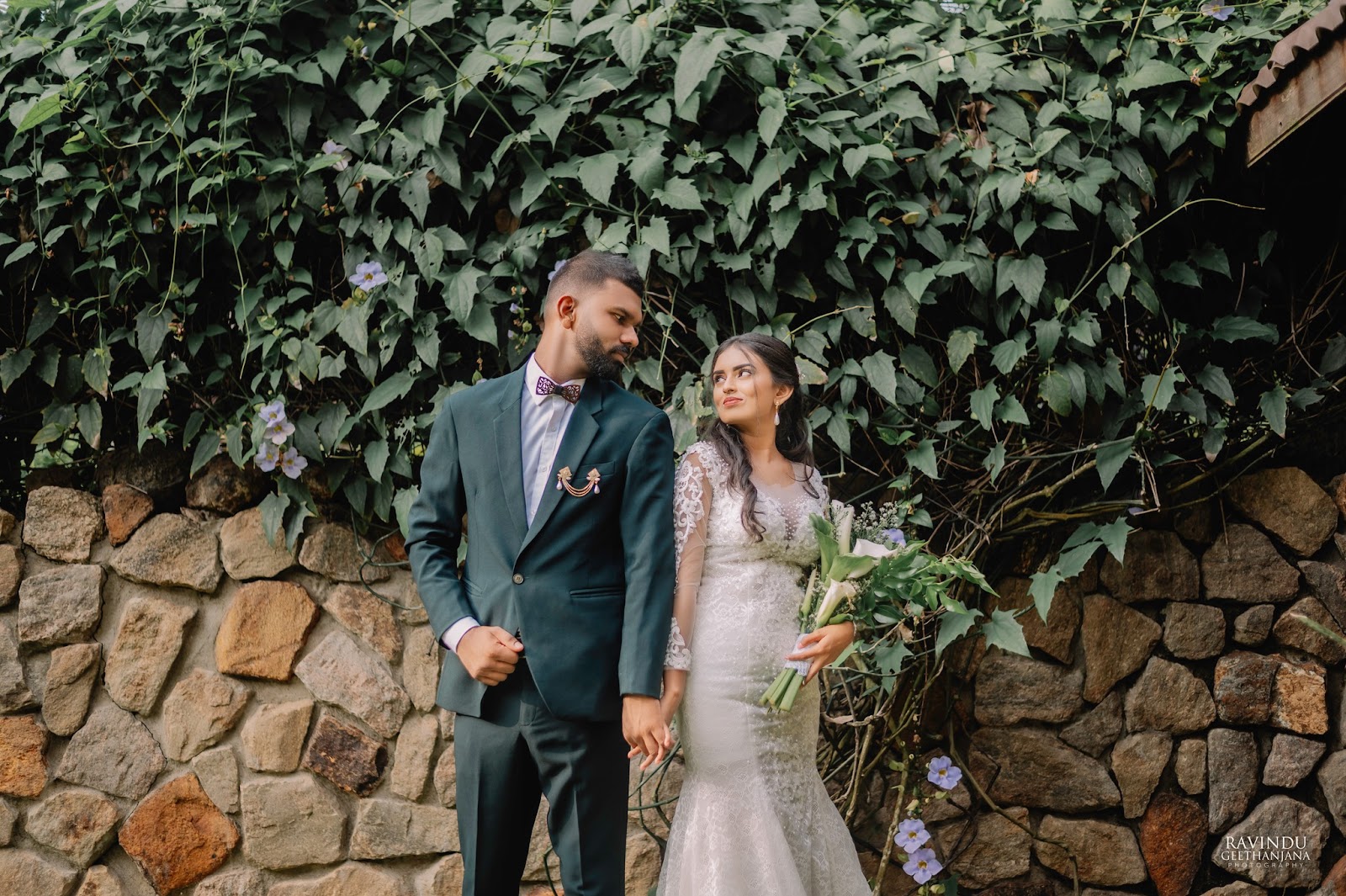 Chamal and Isadee engagement photography - couple portrait