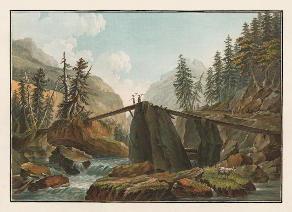 Vue dun Pont sur la Lutschinen 1915 1945