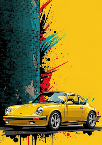 Classic Porsche Grunge Alley