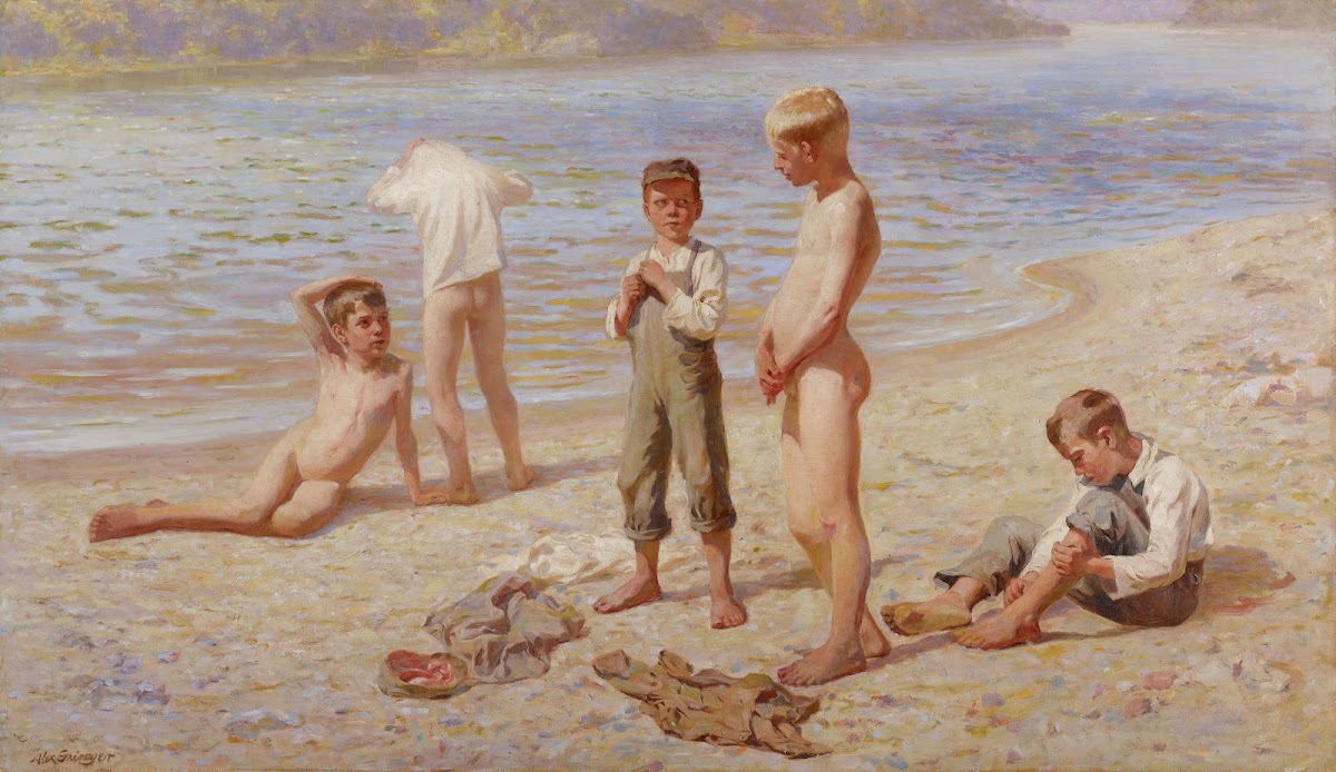 Boys Bathing 1894