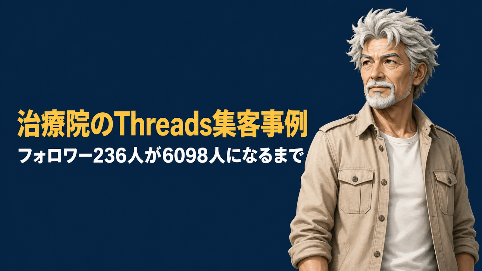 治療院のThreads集客事例のアイキャッチ