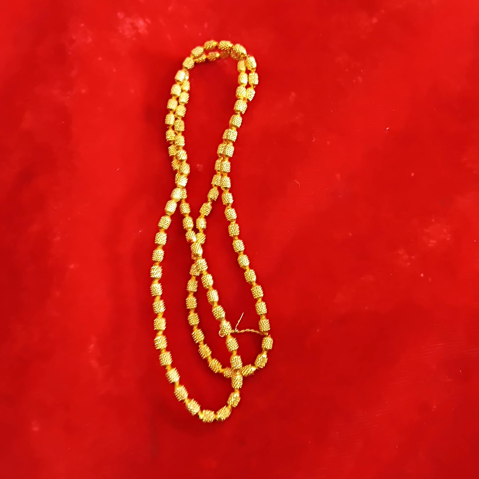 4 mm oval micro gold plated moti-1 line