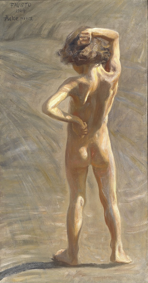 Fausto Study of a Nude Boy 1904