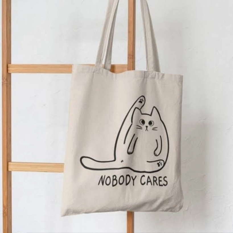 goodie bag kanvas costum/tas kain/tas Tote bag/TAS KANVAS JAIT — foto 5