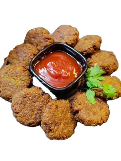 Mushroom and Soya Tikki