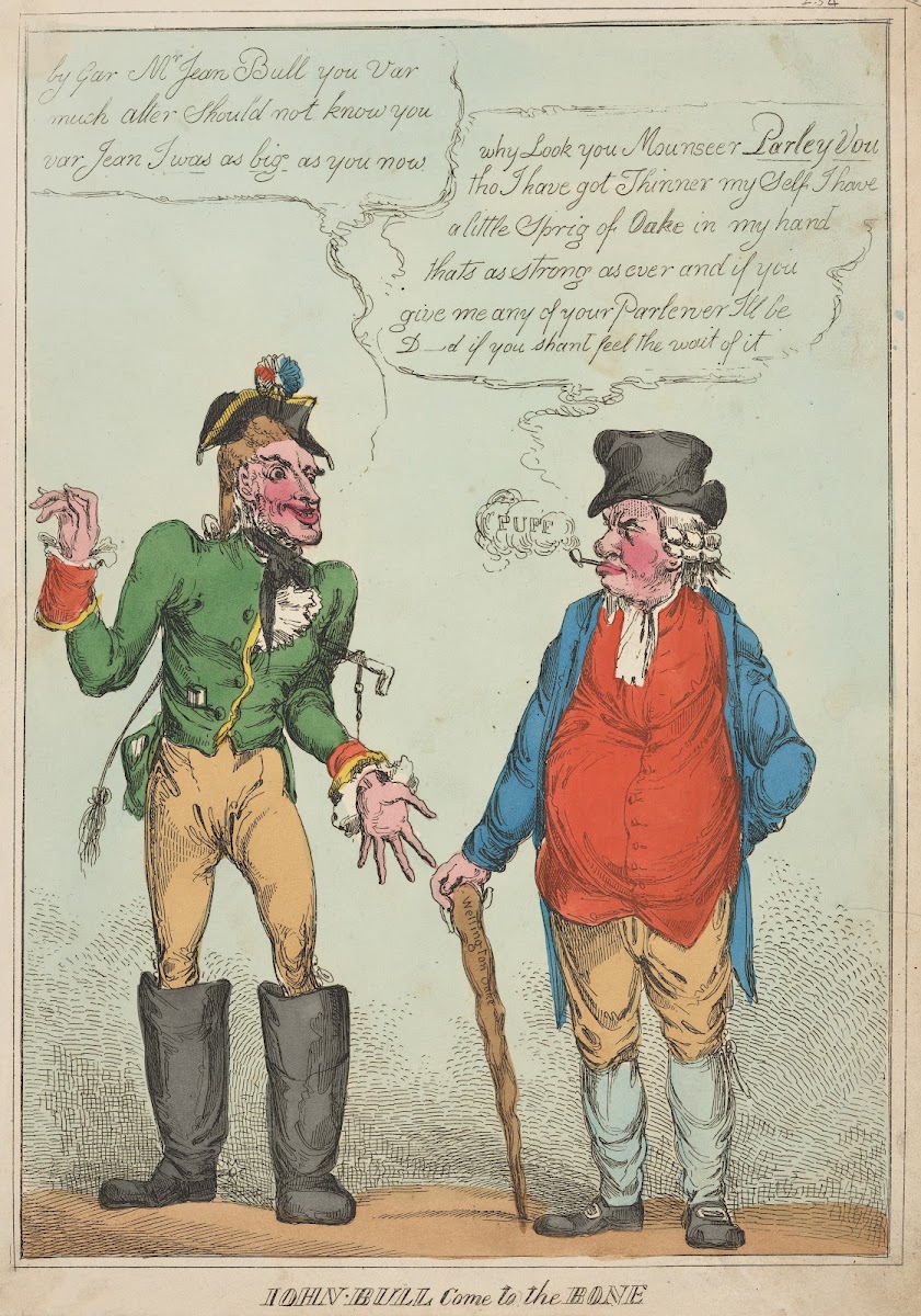 John Bull come to the bone 1813