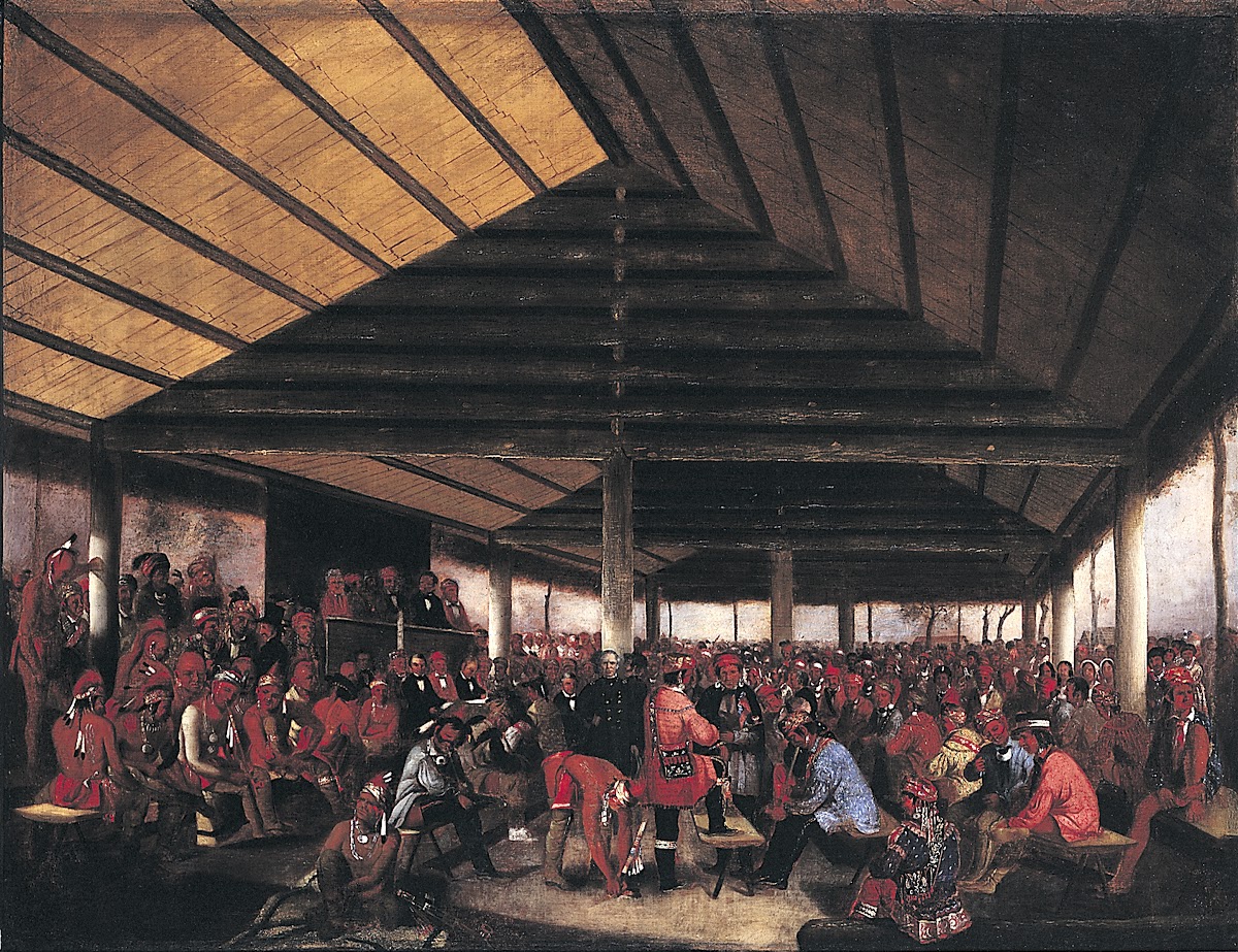International Indian Council Held at Tallequah Indian Territory in 1843 1843