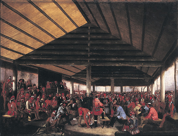International Indian Council Held at Tallequah Indian Territory in 1843 1843