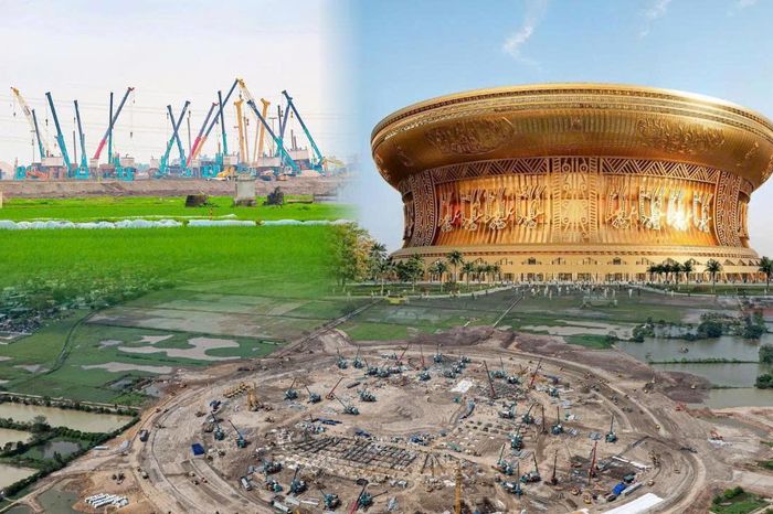 Tiến độ 'thần tốc' trên đại công trường sân vận động lớn bậc nhất thế giới - Báo VTC News
