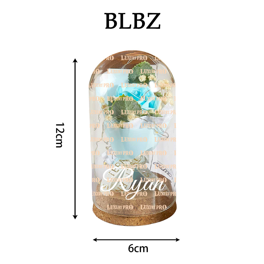Valentine's Day Gift: Preserved Flowers | Glass Dome