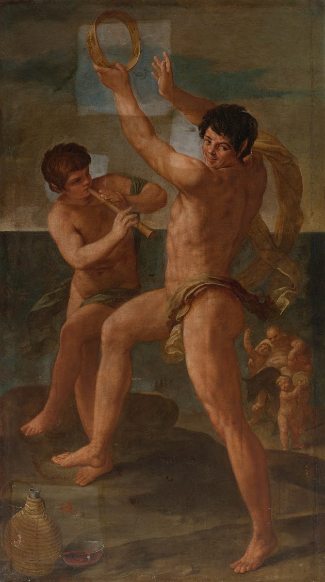 Twofauns In A Bacchic Dance