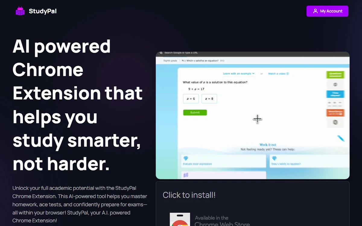 Captura de StudyPal