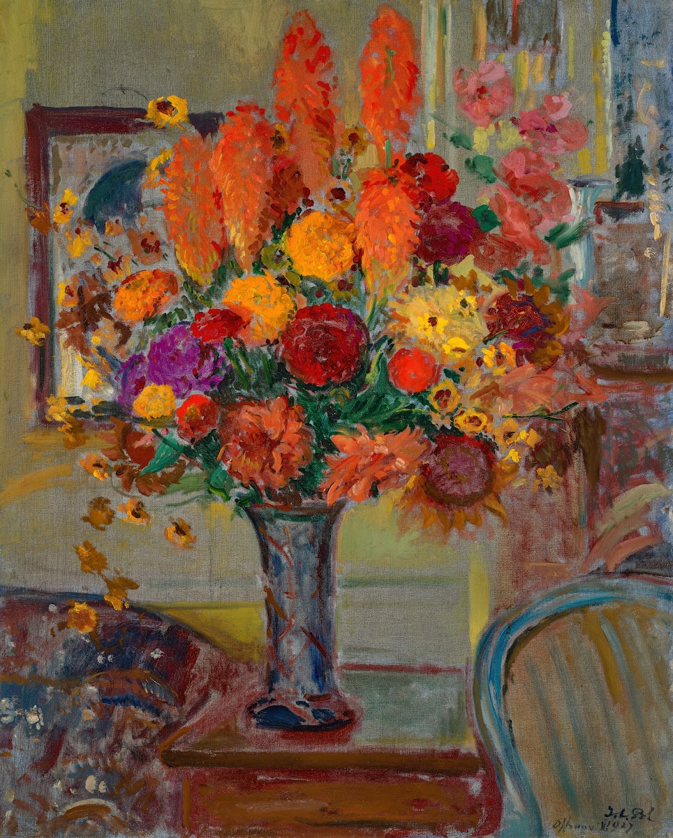 Fleurs dans un intérior 1927