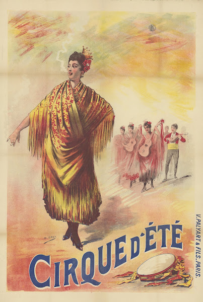 Cirque dEté danseuse espagnole 1895