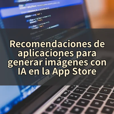 Recomendaciones de aplicaciones para generar imágenes con IA en la App Store