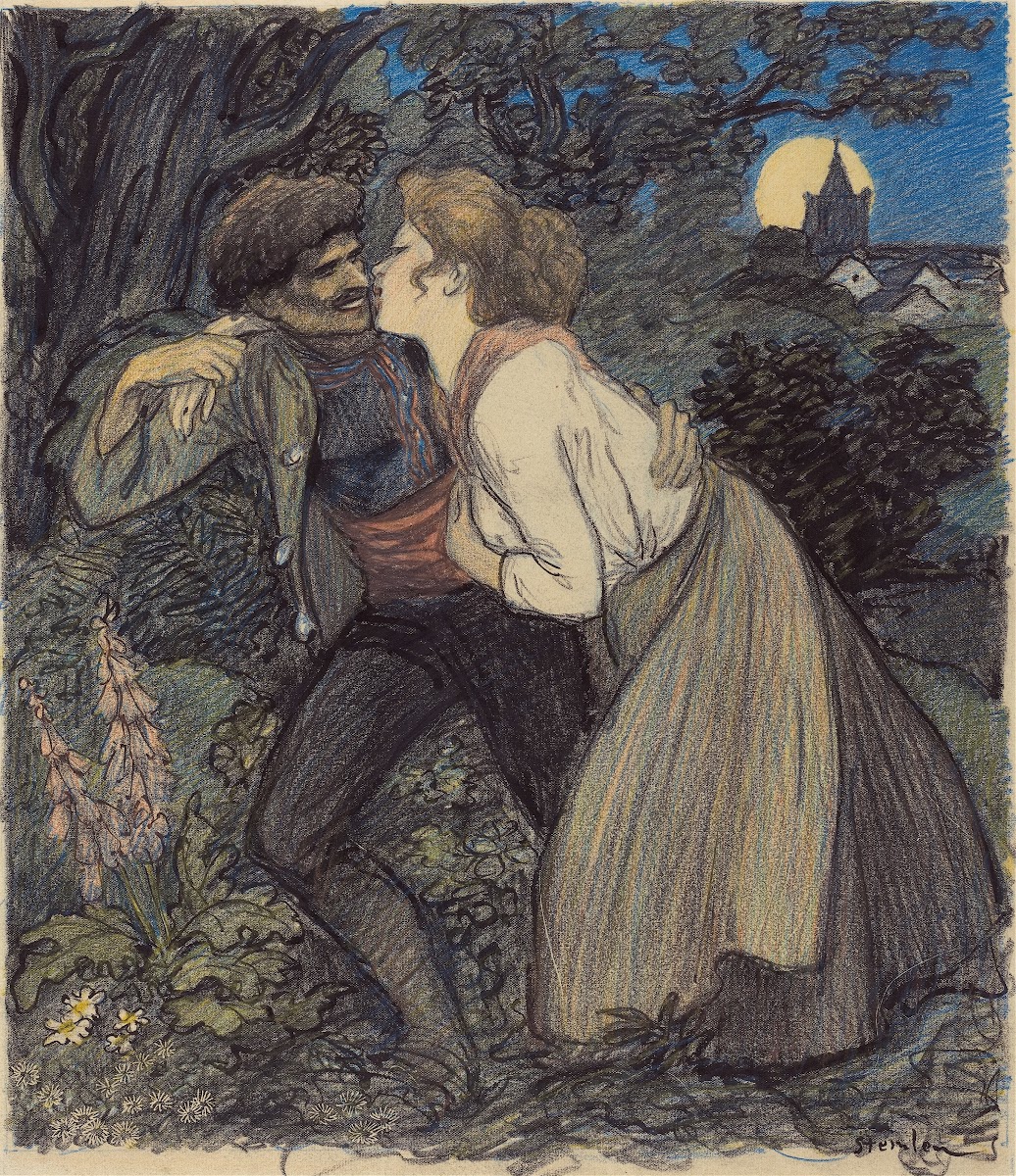 La chienne au loup 1900