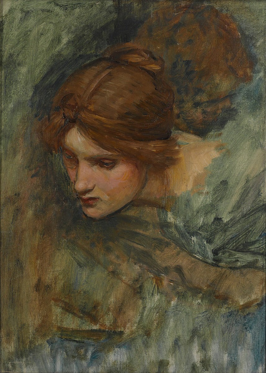 Study For The Head Of Venus In The Awakening Of Adonis