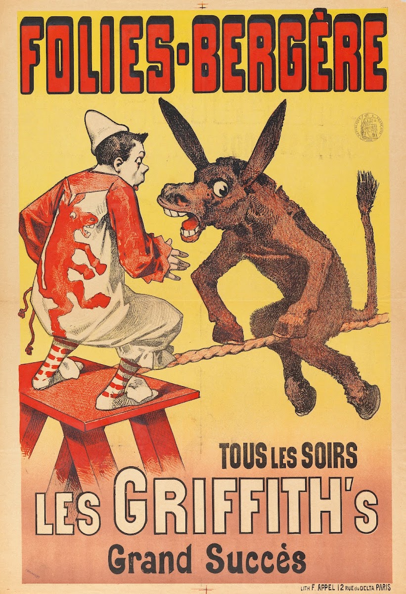 Folies Bergere Tous Les Soirs Les Griffiths Grand Succès 1880 1890