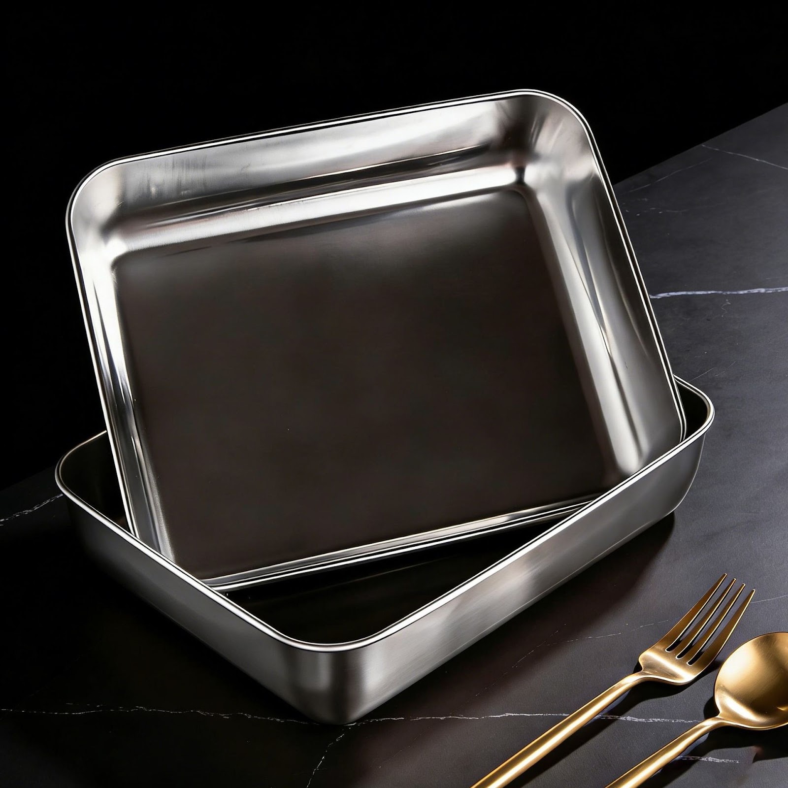 Rectangular stainless steel sheet, 304 steel, 20–41 cm