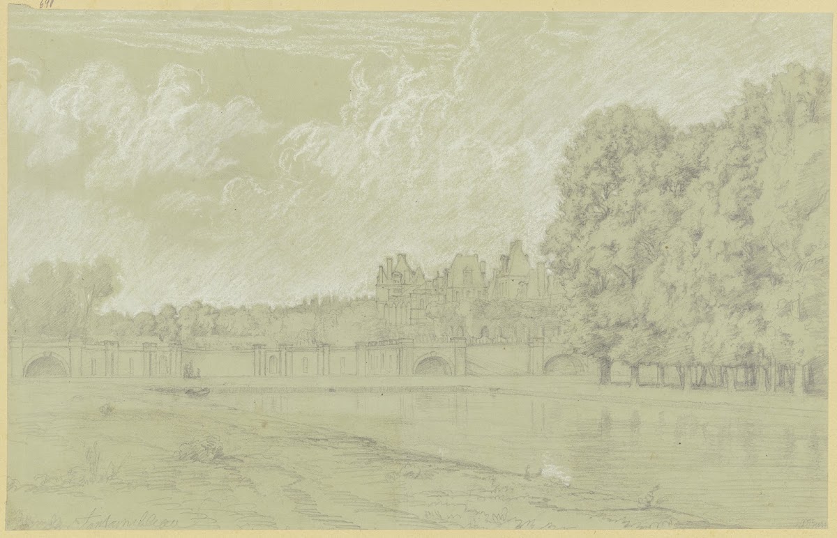 Fontainebleau Schloß und Teich