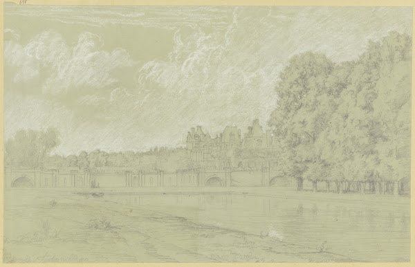 Fontainebleau Schloß und Teich