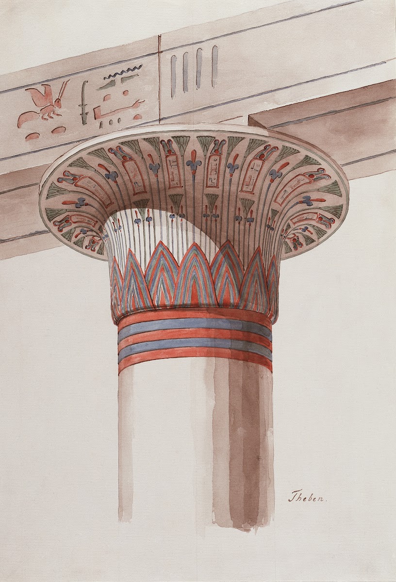 A Capital From Thebes 1829