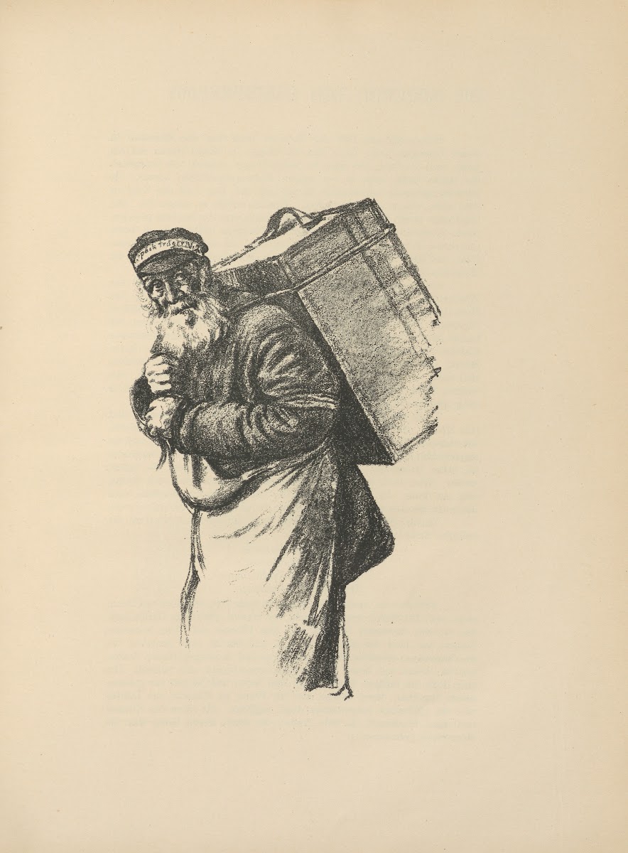 Jüdischer Gepäckträger 1916