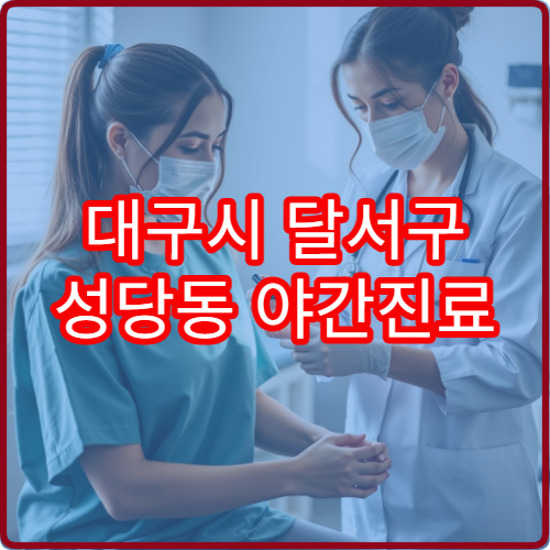 대구시 달서구 성당동 야간진료 내과 병원