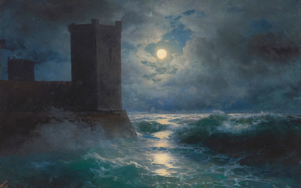 Genoese towers in the Black Sea 1895
