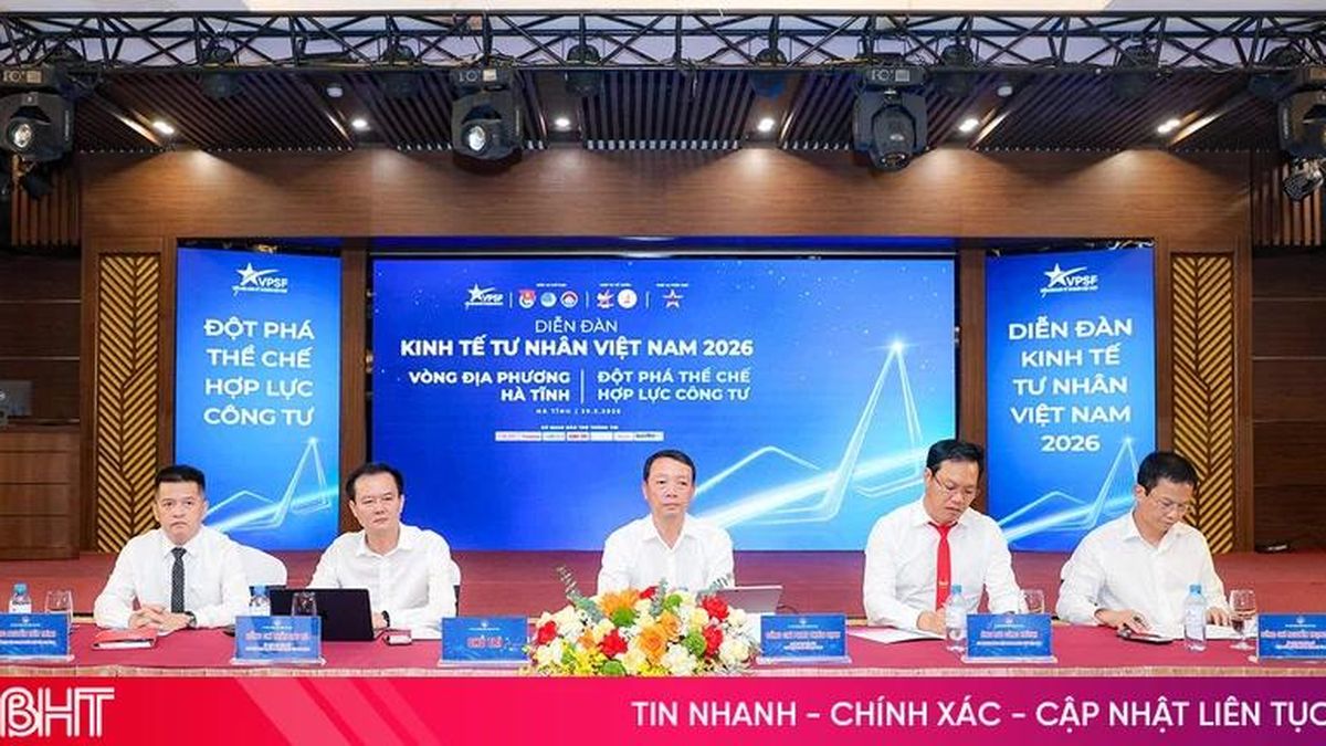 Hà Tĩnh tổ chức Diễn đàn phát triển kinh tế tư nhân năm 2026 - Báo Hà Tĩnh