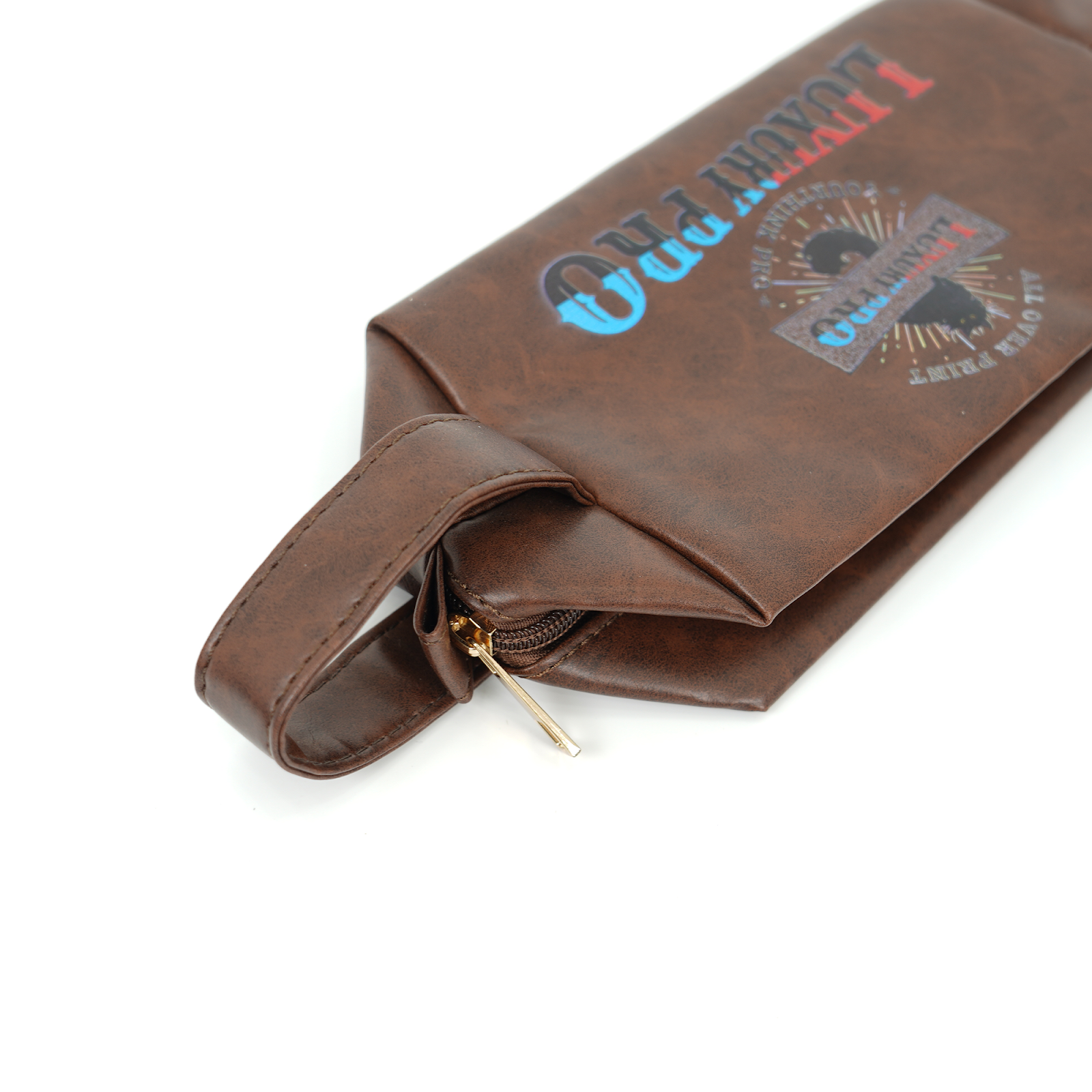 3D Leather clutch