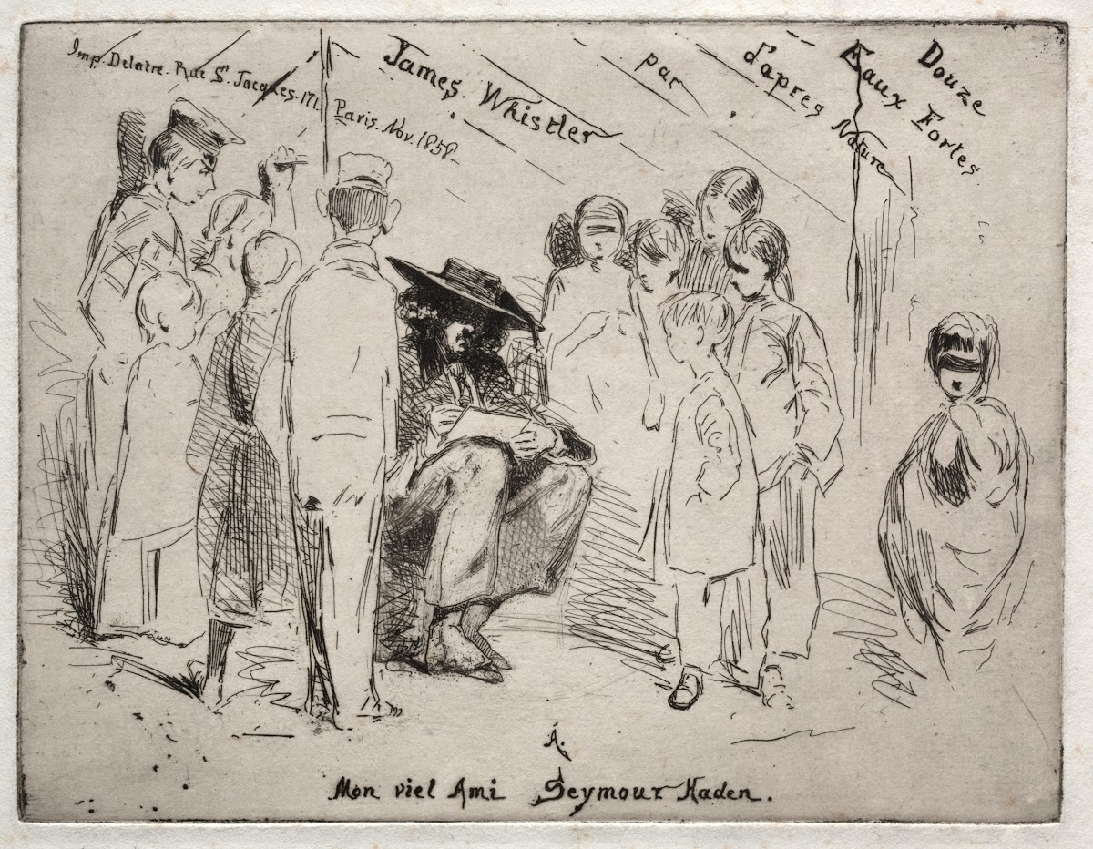 Title Page  Delauney Sketching 1858