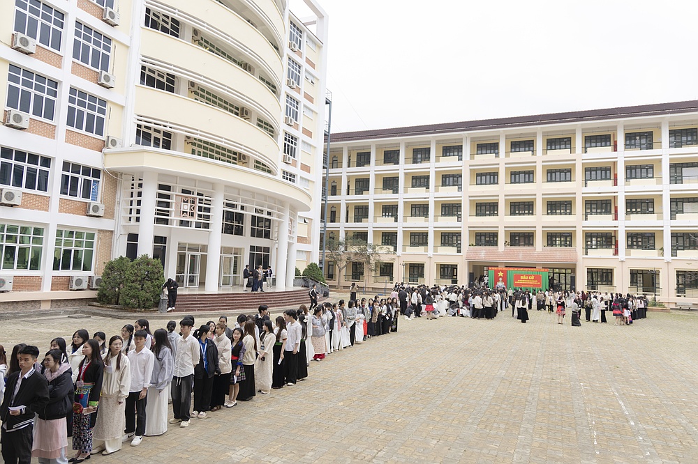 Trường Đại học Tây Bắc phối hợp tổ chức thành công bầu cử Đại biểu Quốc hội khoá XVI và Hội đồng nhân dân các cấp nhiệm kỳ 2026 - 2031