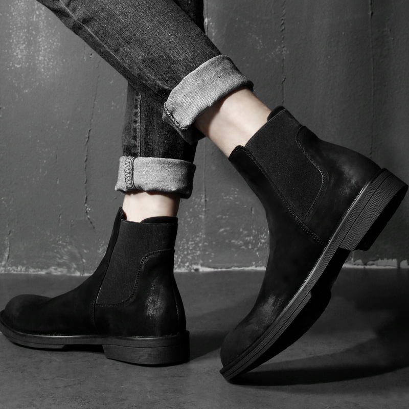 Men's Leather Chelsea Boots