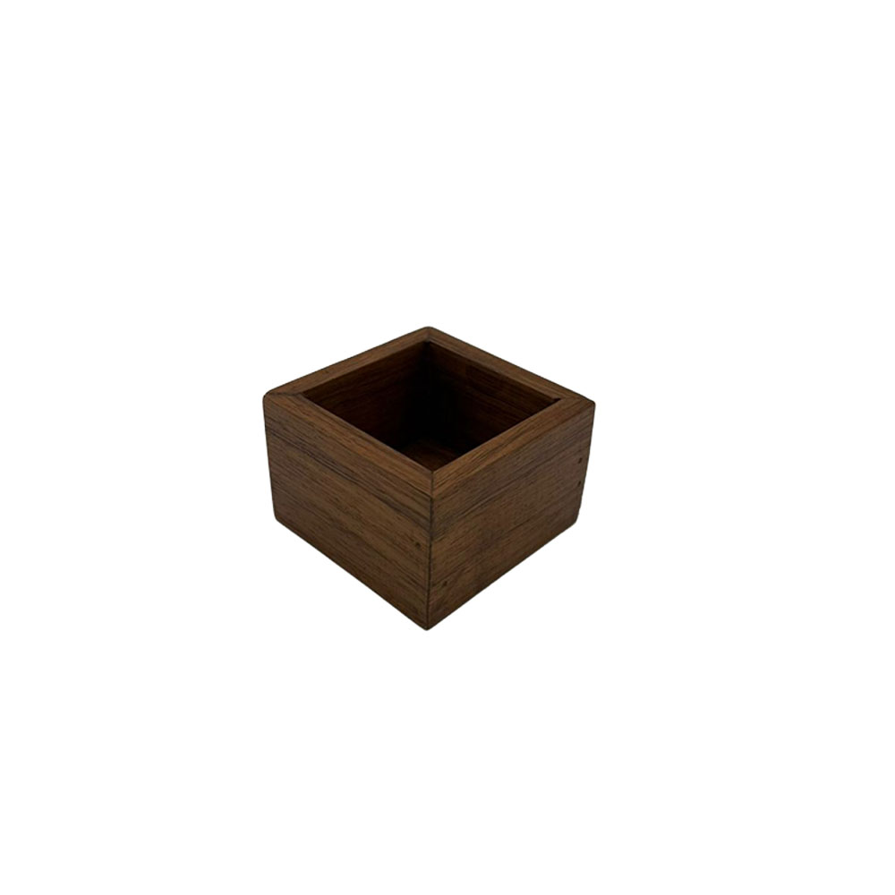 Caja organizadora de madera de tzalam Rasalo™ 7.6 x 7.6 x 5 cm