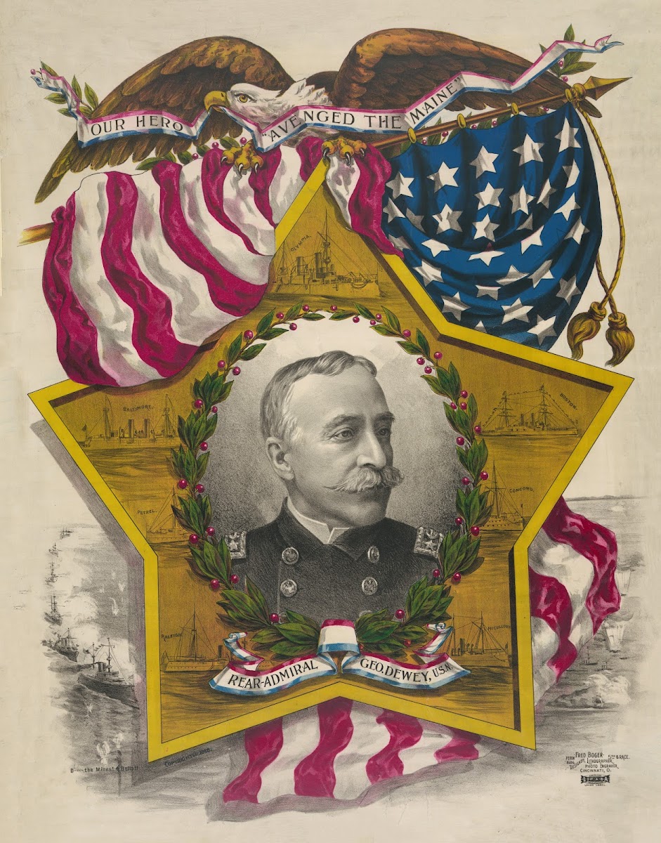 Rear Admiral Geo Dewey USN 19th century