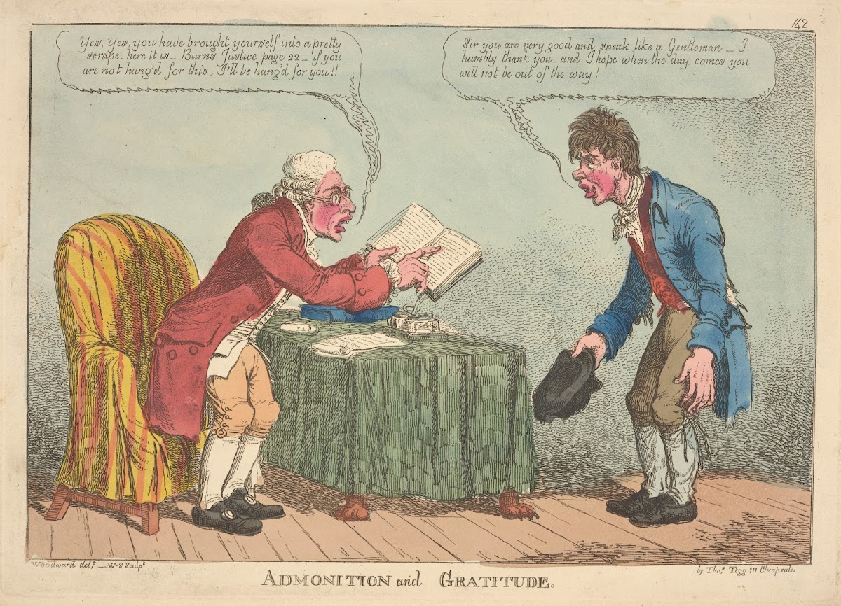 Admonition and gratitude 1807