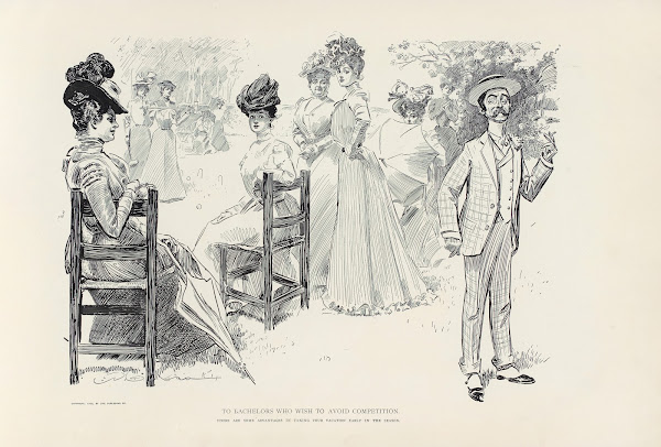 To bachelors who wish to avoid competition 1900