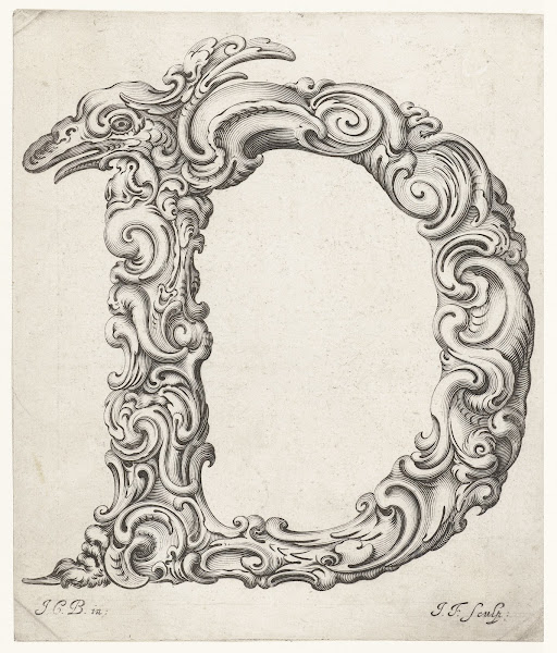 Letter D 1645 1650