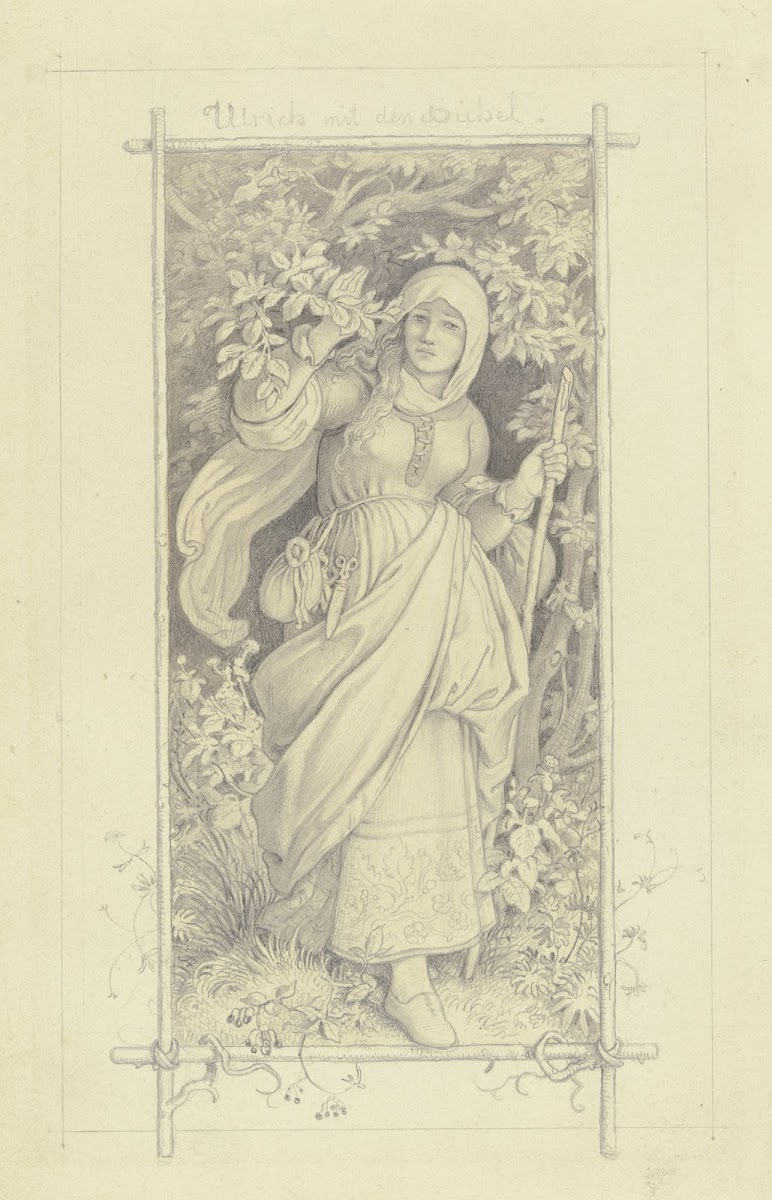 Ulrich with the hill ca 1845