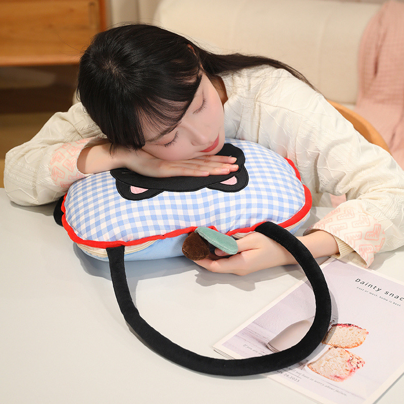 Apple cuddly pillow with blanket, 2-in-1