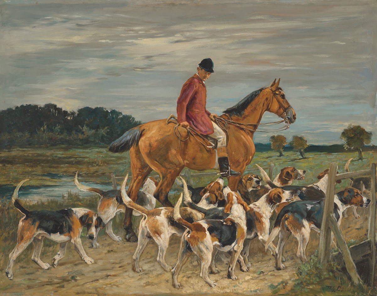 Huntsman and hounds