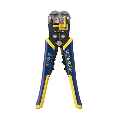 IRWIN VISE-GRIP Wire Stripper, Self-Adjusting, 8-Inch (2078300) primary